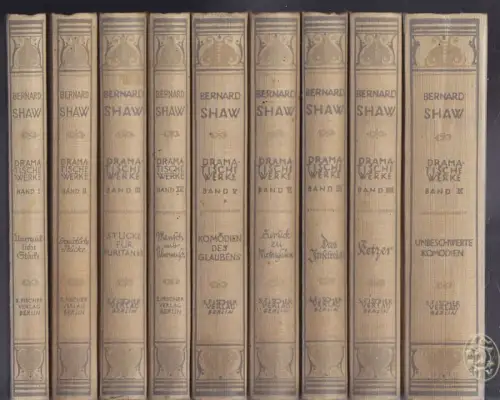 Dramatische Werke. Gesammelt in sieben Bänden [und die Ergänzungsbände 8 und 9].