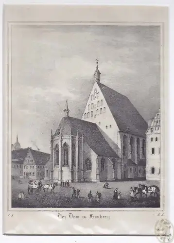 Der Dom zu Freyberg. 1835