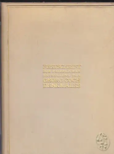 ZAHNER, Festschrift anlässlich der am 28. Mai... 1913