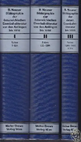 NEUNER, Bibliographie der österreichischen... 2002