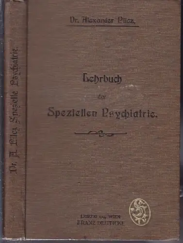 PILCZ, Lehrbuch der speziellen Psychiatrie für... 1904