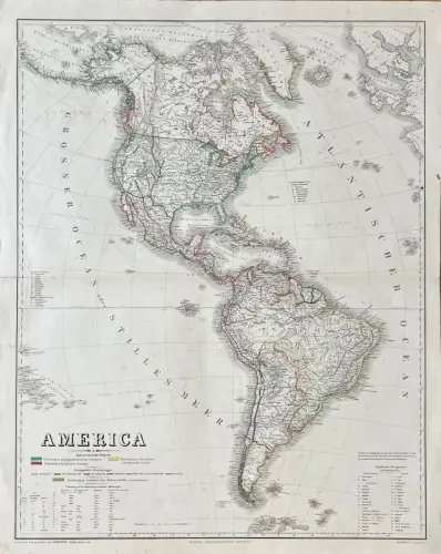 America. Americanische Staaten. KIEPERT, H(einrich).