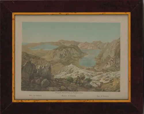 Baie de Cattaro. Le Bocche di Cattaro. Bay of Cattarop.