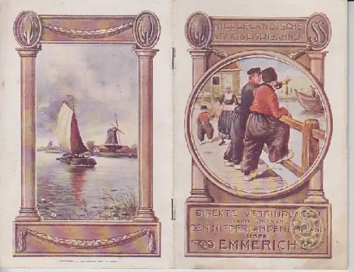Niederländische Staatseisenbahnen. Direkte... 1910