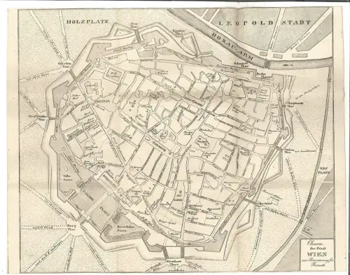 Charte der Stadt Wien zur Orientirung für Fremde.