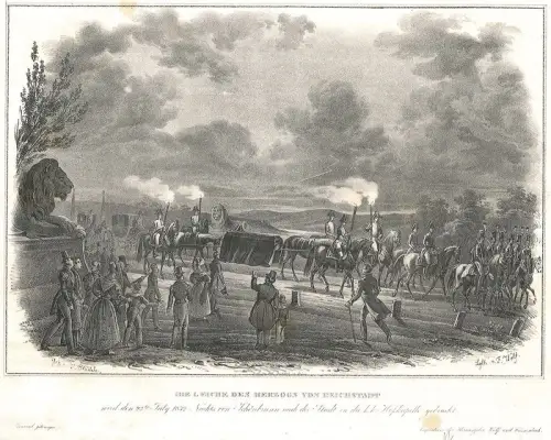 Die Leiche des Herzogs von Reichstadt. wird den 23ten July 1832 Nachts von Schön