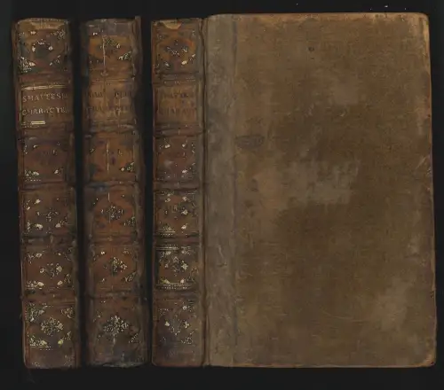 Characteristicks of Men, Manners, Opinions, Times. (SHAFTESBURY, Anthony Ashley 