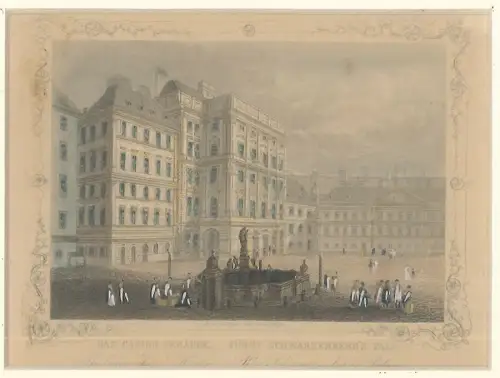 Das Casino-Gebäude. Fürst Schwarzenberg`s Pal: [am Neuen Markt]. PAYNE, Albert H