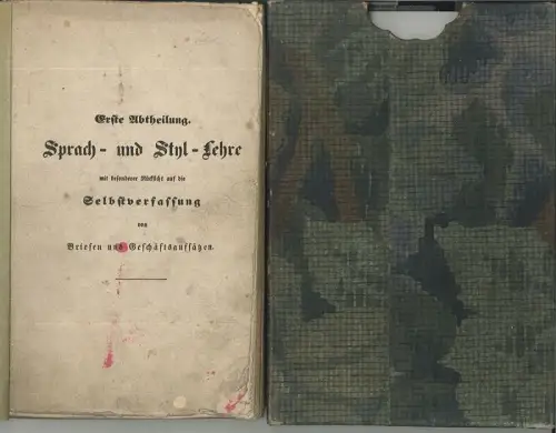 Sprach- und Styl-Lehre mit besonderer Rücksicht auf die Selbtsverfassung von Bri