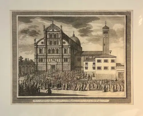 Campo di S. Zaccaria, con la Fuzione del Gioro di Pasqua/ Campis S. Zachariae, c