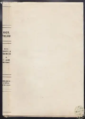 FREUD, Eine Teufelsneurose im 17. Jahrhundert. 1928