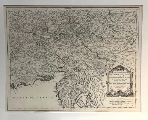 Partie Meridionale du Cercle d`Autriche qui comprend la basse partie du Duche de