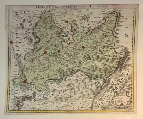 Circuli Preroviensis pars australis. [MÜLLER, Johann Christoph].