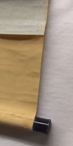 Waka poems with pine cones.