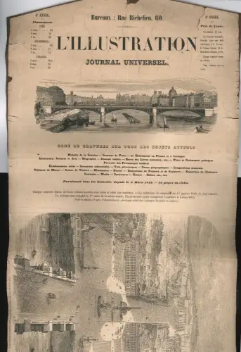 [Boulevards de Paris]. L`illustration. Journal universel. (RENARD, Édouard).
