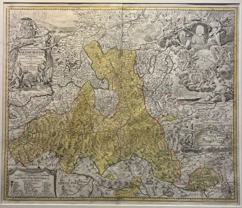 SRI Principatus et Archiepiscupatus Salisburgensis. HOMANN, (Joh. Bapt.):