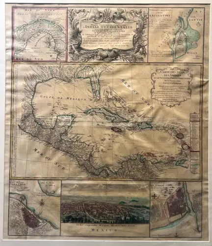 Mappa Geographica complectens I. India occidentalis partem mediam circum Isthmum