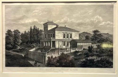 Villa Pokorny in Pötzleinsdorf bei Wien. Architekt: J. Berg. BÜTTENMEYER, H.