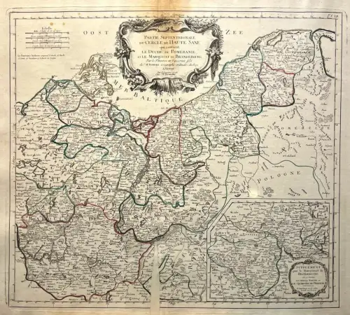 Partie Septentrionale du Cercle de Haute Saxe qui contient le Duché de Pomeranie