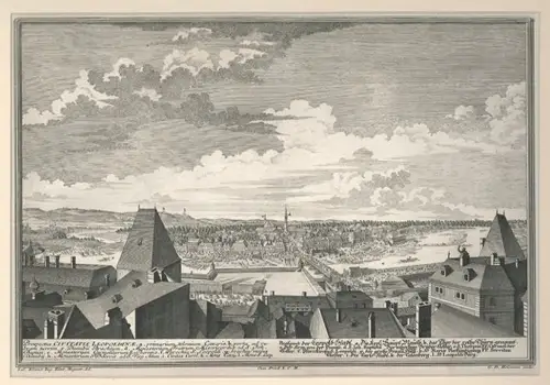 Propect der Leopold Stadt. KLEINER, Salomon.