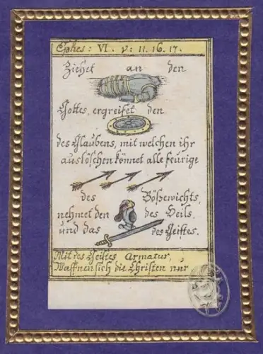 Ziehet an den ... Gottes, ergreift den ... des... 1800