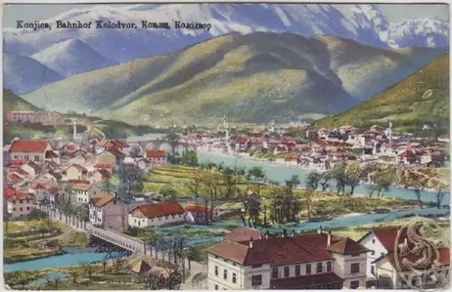 Konjica, Bahnhof Kolodvor. 1900