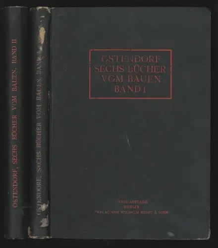 Sechs Bücher vom Bauen. Enthaltend eine Theorie des architektonischen Entwerfens