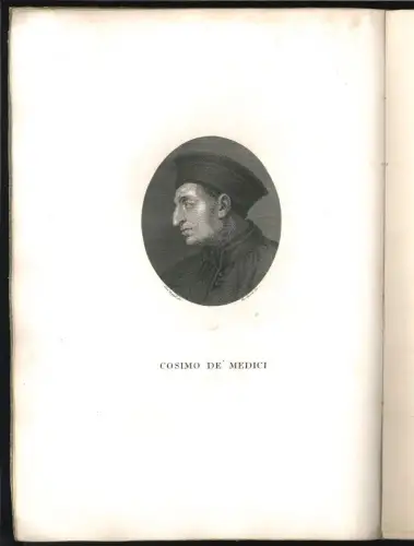 Elogio e Ritratto di Cosimo de` Medici. Padre della Patria. Per la prima volta p