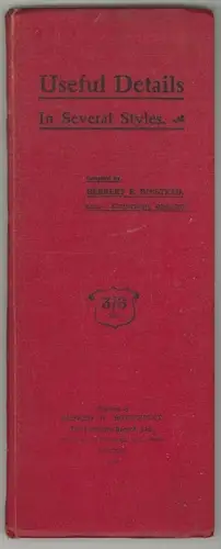 Useful Details in Several Styles. BINSTEAD, Herbert E.
