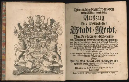 Viertmahlig vermehrt und von denen Fählern gereinigter Außzug der Königlichen St