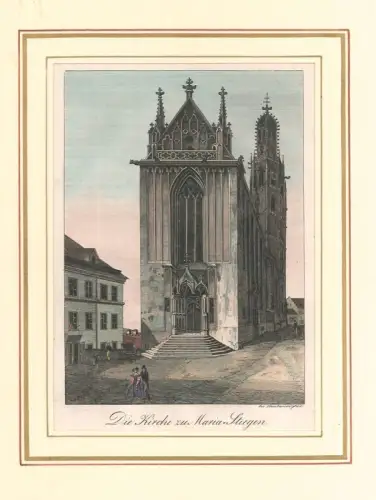 Die Kirche zu Maria-Stiegen. [Maria am Gestade].