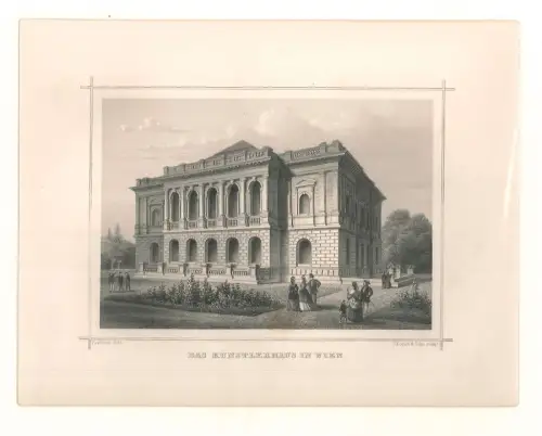 Das Künstlerhaus in Wien. PERLBERG - RORICH