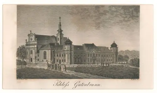 Schloß Gutenbrunn. HOLLNSTEINER, Johann. - MEHL, Friedrich