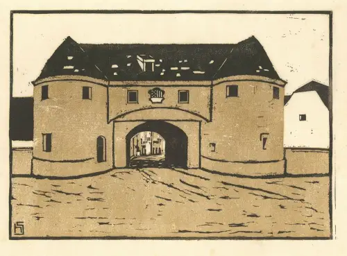 Gutshof. SCHRÖDER, Heinrich (1881-1942)