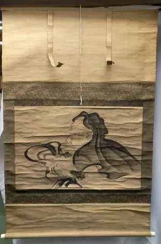 Old man with beard (Fukurokuju?).