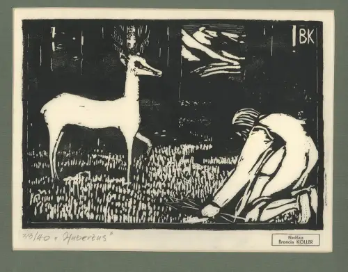 Hubertus. KOLLER-PINELL, Broncia (1863-1934).