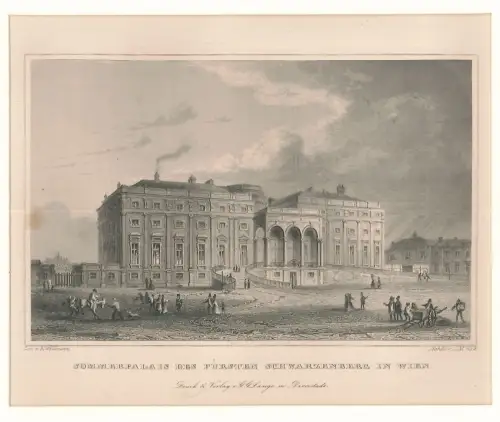 Sommerpalais des Fürsten Schwarzenberg. WILLMANN, Eduard - KOLB, Josef Maximilia