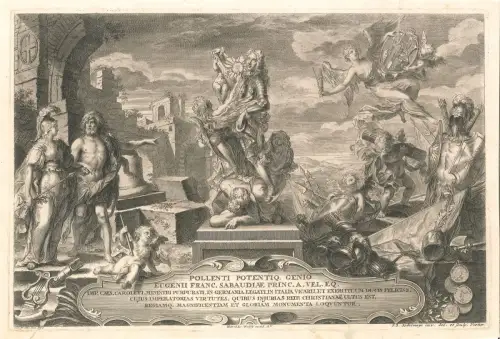 Pollenti Potentio. Genio Eugenii Franc. Sabaudiae Princ. A. Vel. Eq.