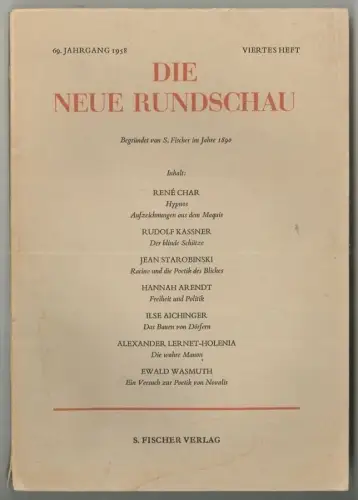 Die neue Rundschau. 0352-26