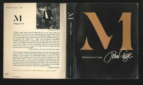 M. Writings `67-`72. CAGE, John.