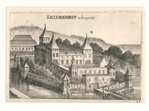 Enzersdorff im Langenthall. [Enzersdorf im Thale]. VISCHER; G. M.