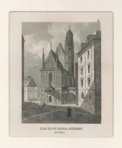 Kirche zu Maria Stiegen in Wien. [Maria am Gestade].
