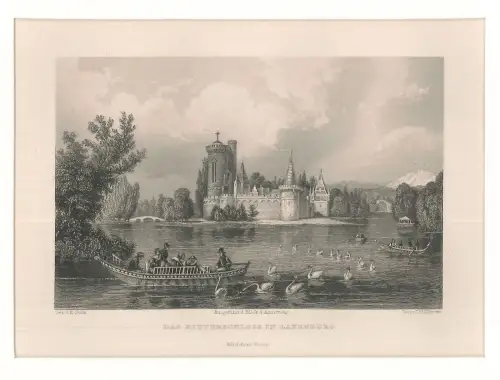 Das Ritterschloss in Laxenburg. GURK, E. - PHILLIBROWN, T.