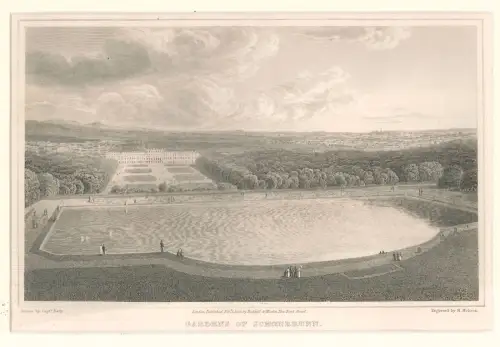 Gardens of Schönbrunn. BATTY, Capt. - HOBSON, H.