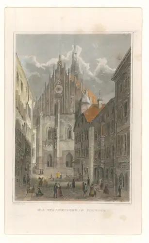 Die Pfarrkirche in Schwatz. [Schwaz]. LANGE, J. - RICHTER, J.