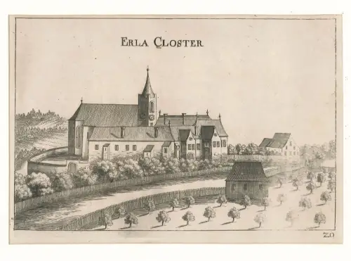 Erla Closter. -  [Stift St. Pantaleon-Erla]. VISCHER, G. M.