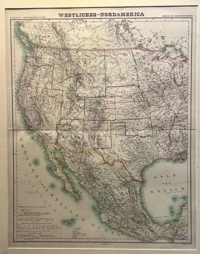 Westliches Nordamerica. KIEPERT, Heinrich.