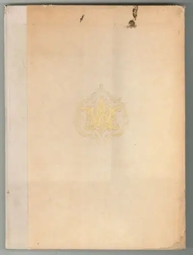 Wiener Gedichte WILDGANS, Anton.