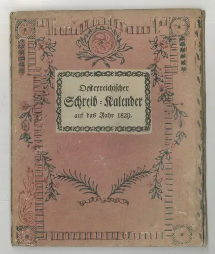 Oesterreichischer Schreib-Kalender auf das Jahr nach der Geburt Jesu Chr 0130-26
