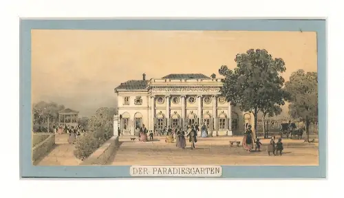 Der Paradiesgarten. ALT, R[udolf v.] - SANDMANN, F[ranz] X[aver].